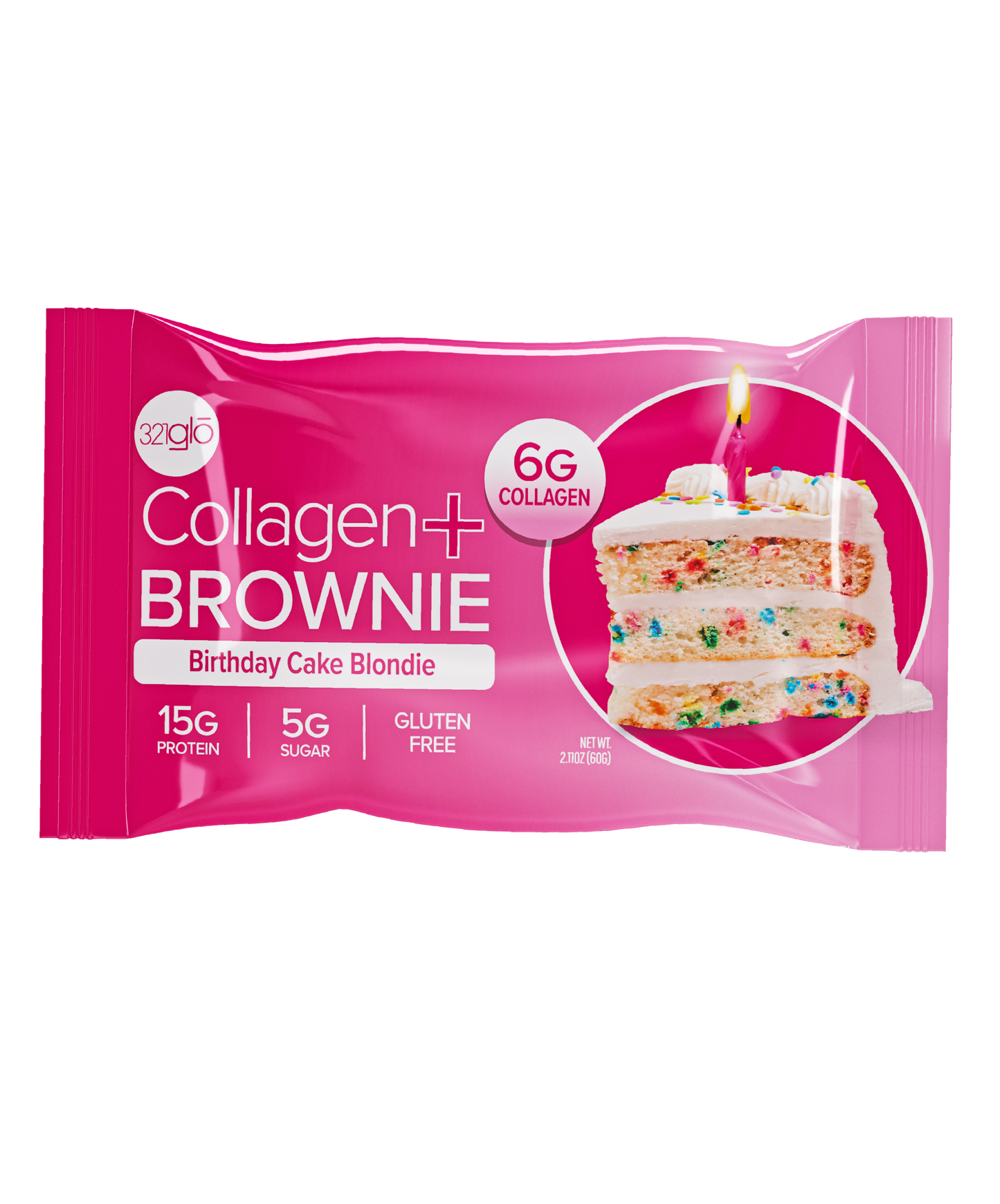 Birthday Cake Blondie Collagen + Brownie