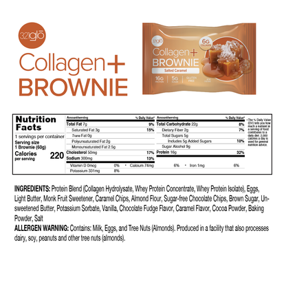 Salted Caramel Collagen + Brownie